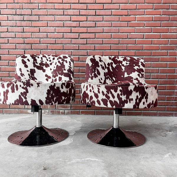 Cowhide Chair Etsy
