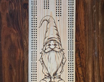 Gnome, 3 Track Cribbage Board