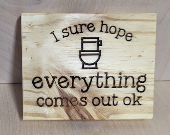 I sure hope everything comes out ok, recycled wood pallet sign
