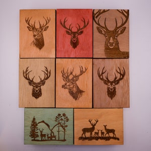 Boîtes de cartes à jouer en forme de cerf disponibles en plusieurs tailles. Peut également être utilisé pour ranger des trésors et garder des sakés dans une boîte personnalisée unique en son genre.
