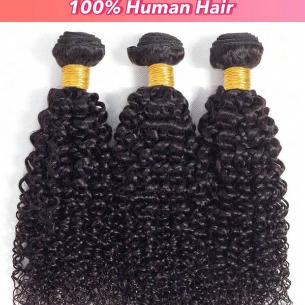 Afro Kinky Human Hair Weave - Etsy