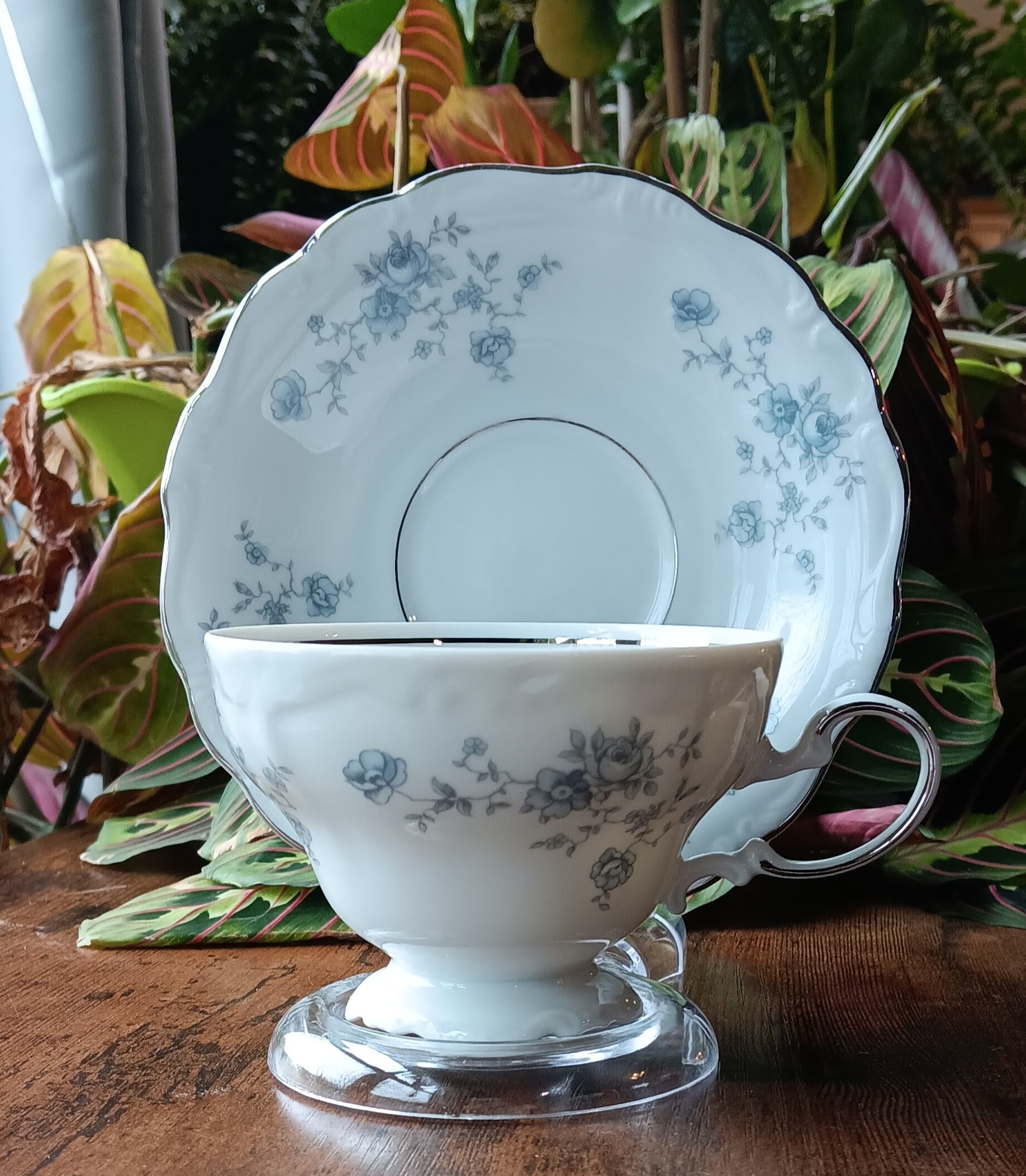 Johann Haviland　アンティーク　ティーセット VTG Johann Haviland 9 Piece Blue Garland Teapot+Tea for 2