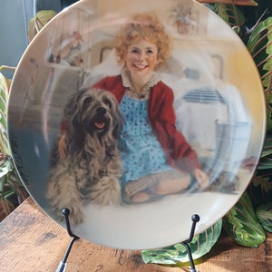 Vintage: &quot;Annie & Sandy&quot;, Edwin M Knowles, Fine China Plate, Collectors Plate, Decorative Plate, C. 1982, Made in USA
