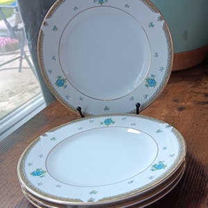 Vintage: Empress China, Bellevue, Bread and Butter Plates, Set of 4, Made in Japan, C.1950-70