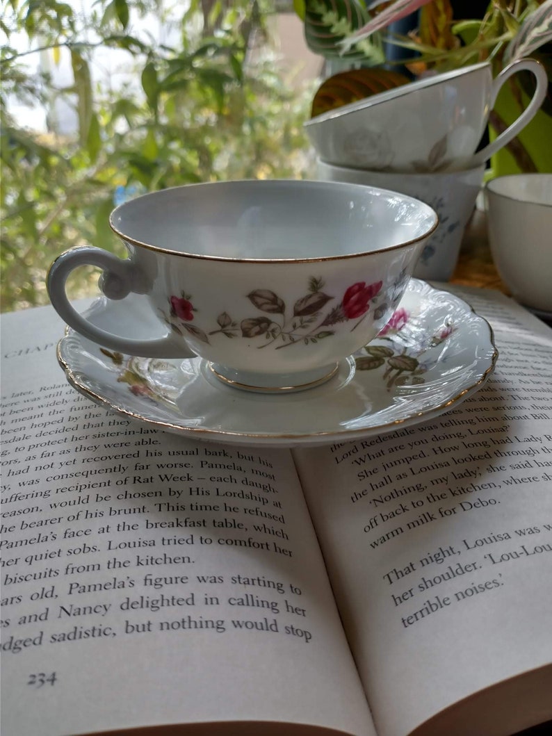 Mystery Vintage Tea Cup and Saucer Tea Packets Box.. Etsy