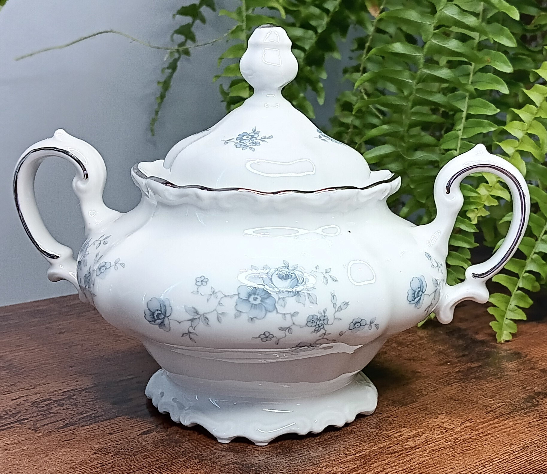 Johann haviland blue garland teapot hotsell