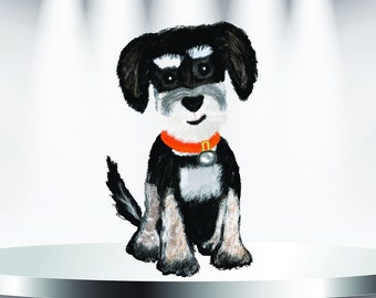 Schnoodle Drawing SVG PNG JPG dxf for sublimation