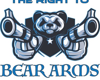 Right to Bear Arms shirt sublimation