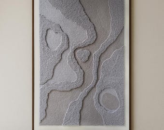 Earthbound Flow – Handmade Abstract Tapestry Wall Art