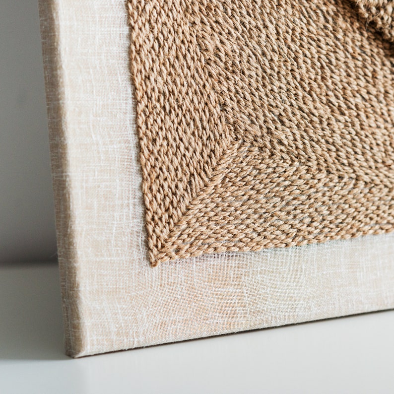 Monochromatic Wall Decor Inspiration Reference: Modern Textile Wall Art Decor Monochromatic Wall Hanging Nature