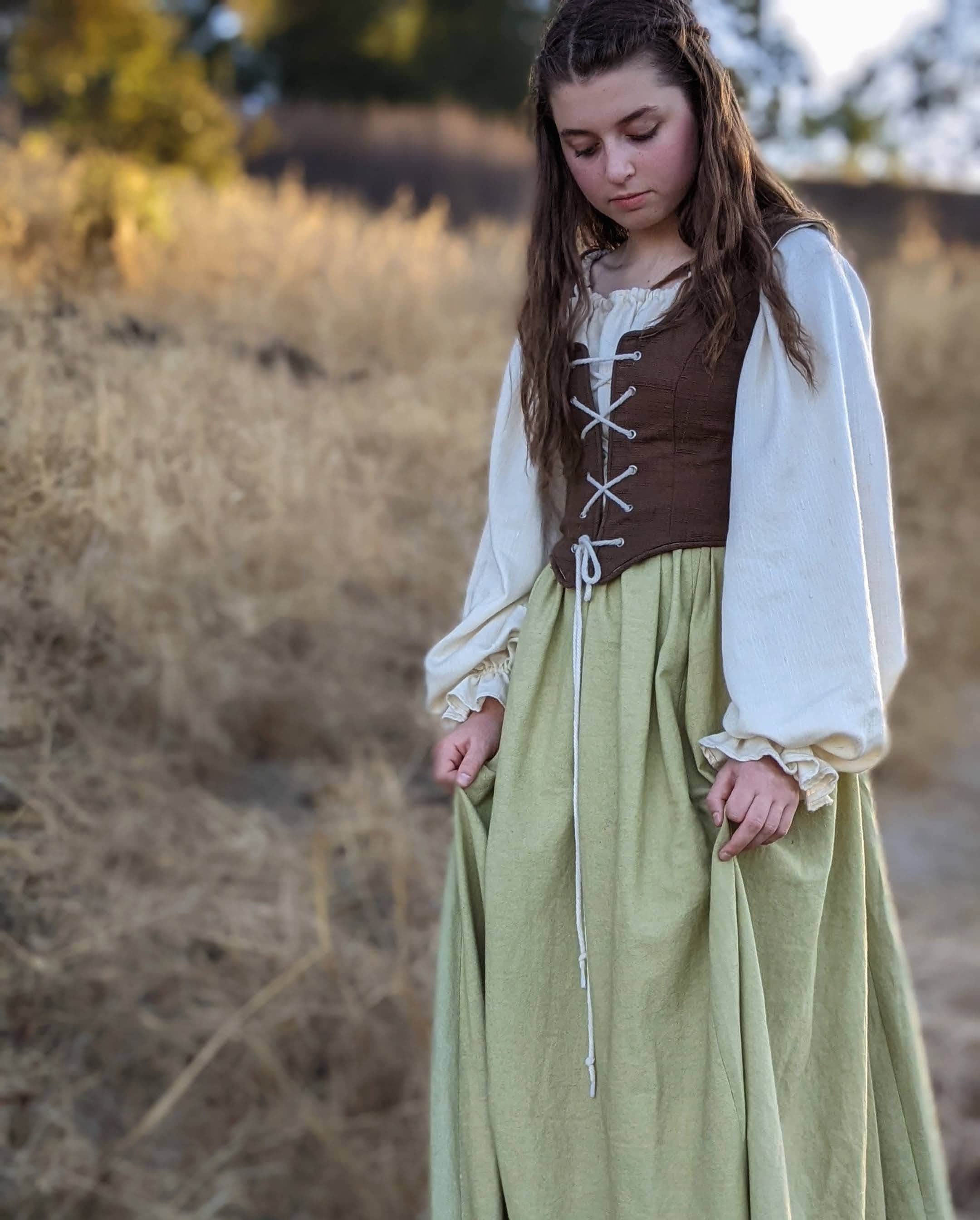 17th Century Linen Peasant Dress/custom-made/milk-maid - Etsy