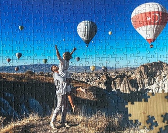 Gepersonaliseerde legpuzzel met 500 of 1000 stukjes. Eigen foto als motief. Het persoonlijke fotocadeau van een bijzondere soort.