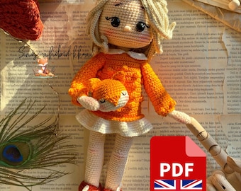 Amigurumi Liya Doll & Fox Ulis English Pattern