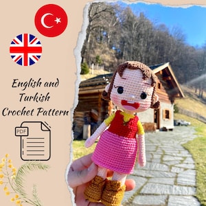 Amigurumi Heidi doll pdf pattern