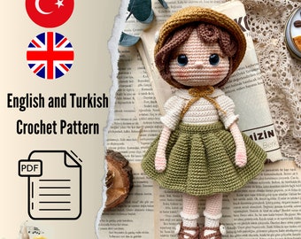 Amigurumi Adel doll Pdf pattern