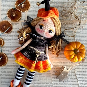 Amigurumi witch Arpia Doll