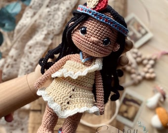 crochet pocahontas dress Inspired in Pocahontas Disney Dress , Photo Prop , Pocahontas Crochet OUTFIT, Pocahontas DRESS Crochet Hat, Wig,accessories NB, 0-3M 3-6M