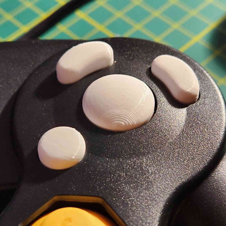 Bald Buttons for Gamecube Controller Etsy