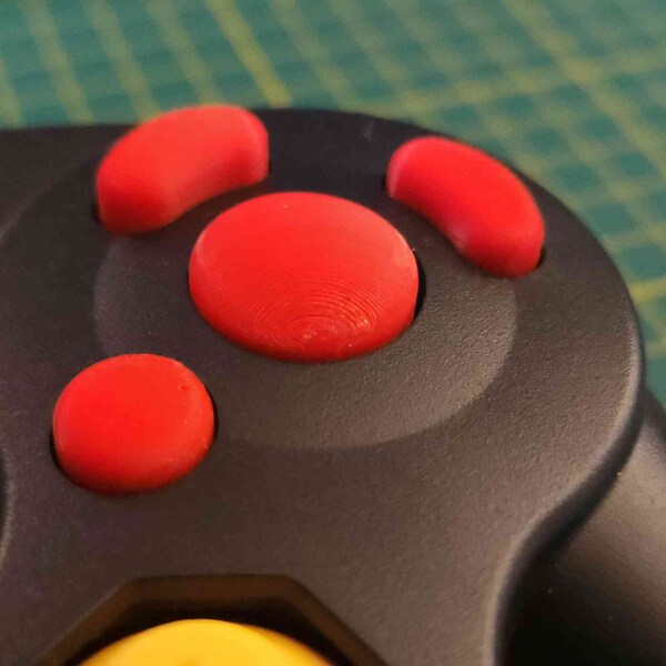 Custom Gamecube Buttons Etsy