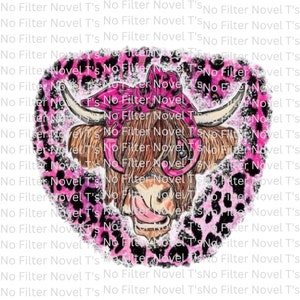 Pink Leopard Cow Digital PNG Download