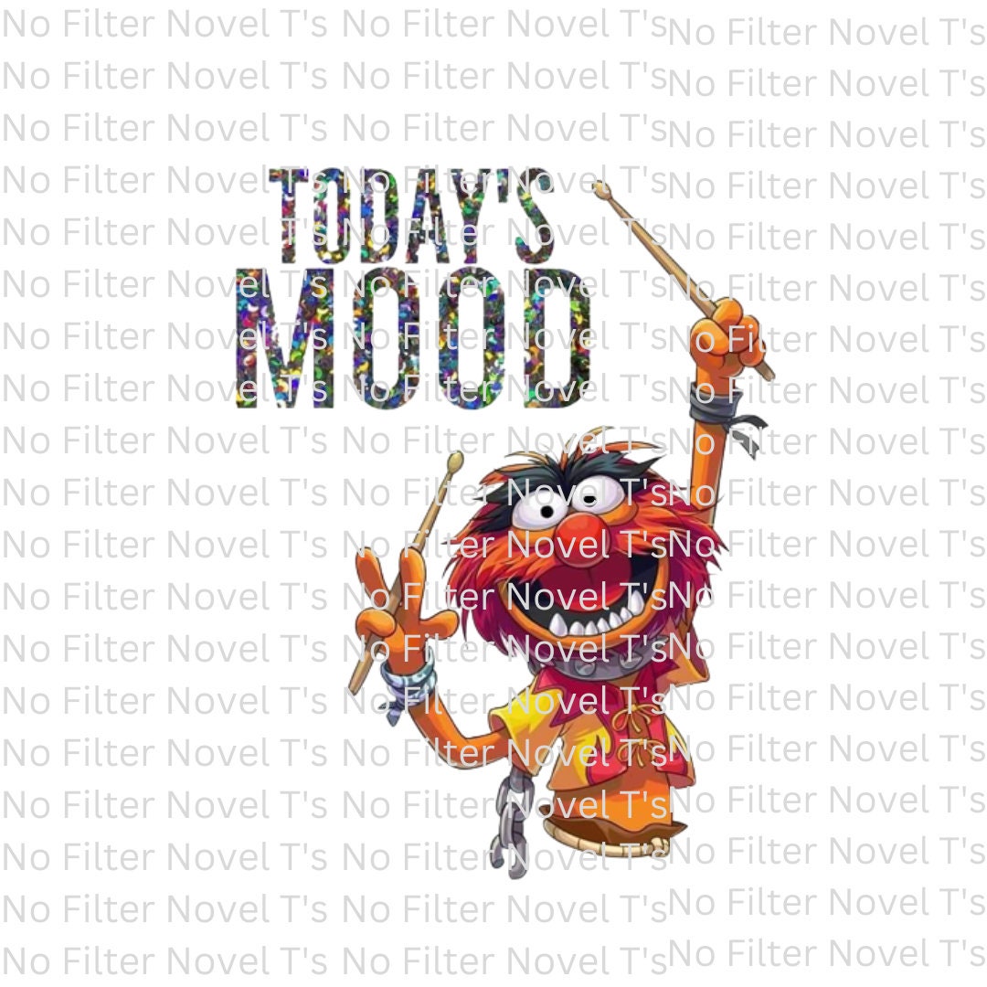 Today's Mood, Animal Digital PNG - Etsy