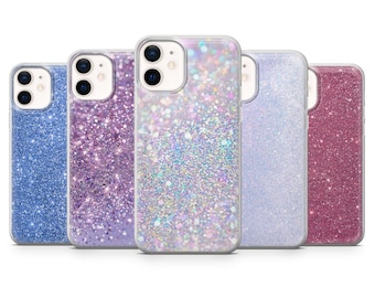 Sparkle Phone Case Glitter Shiny Cover for iPhone 17Pro, 16, 15, 14, 13, 12, Samsung S26, S25Fe, S24, S23, A16, A26, A56, Pixel 10, 9Pro, 8A