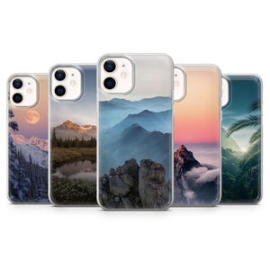 Mountain Phone Case Landscape Nature Forest Cover for iPhone 16 Pro Max, 15 Plus, 14, 13, 12, 11, XS & Samsung S25, S24, A54, A55, Pixel 9,8