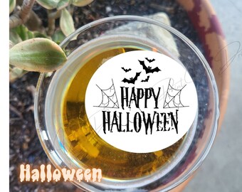 Halloween Edible drink toppers-Halloween Party-Use for Drinks Cupcakes or Cookies