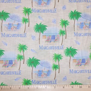 Margaritaville Fabric Paradise in Beige From Springs Creative 100% Cotton