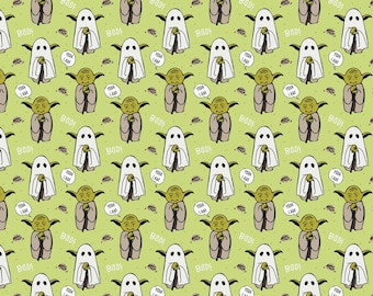 Star Wars Fabric Halloween Boo the Force From Camelot 100% Cotton