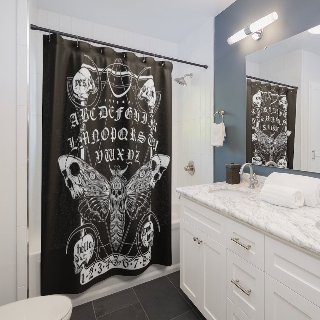 Ouija Board Shower Curtain Gothic Goth Home Decor Goth Etsy