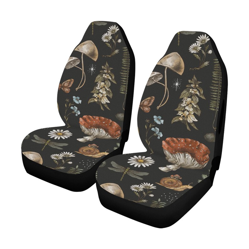 Cottagecore Mystic Mushroom Car Seat Covers Car Accessories Etsy