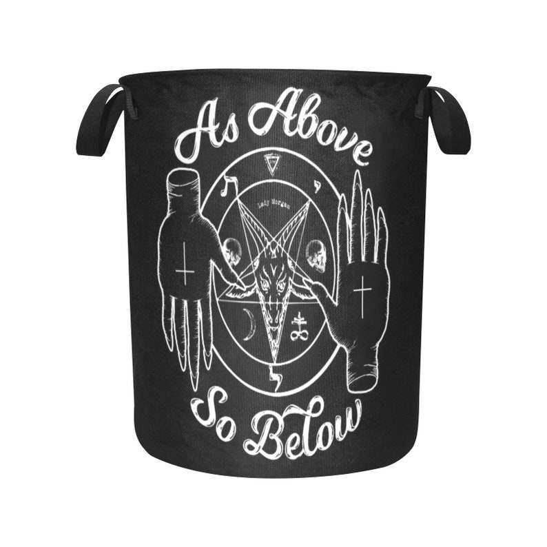 Alchemy Gothic Witch Laundry Basket