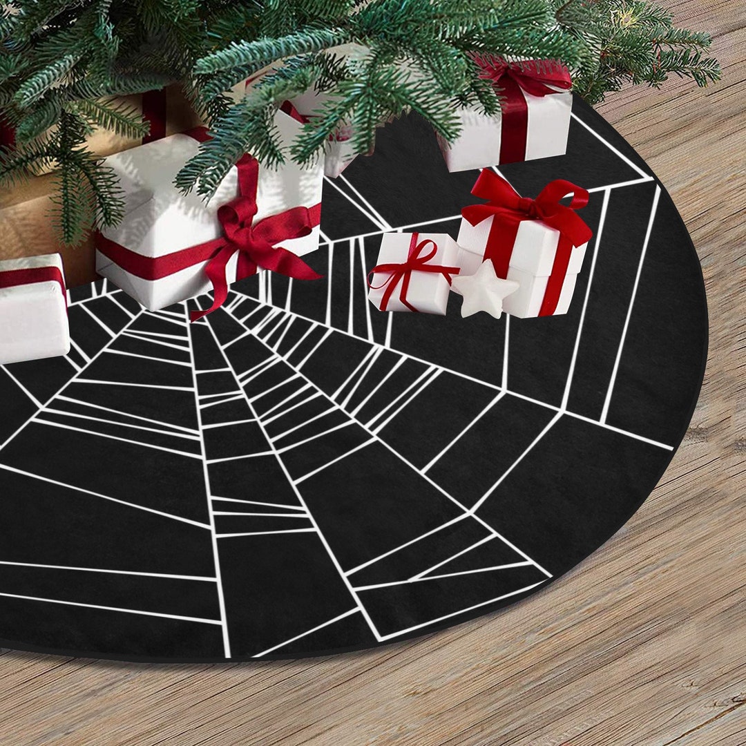 Witchy Spider  Christmas Tree Skirt Nightmare Before Etsy
