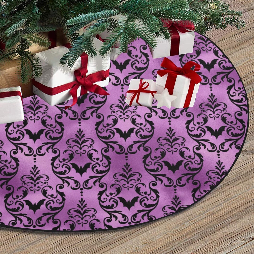 Gothic Christmas Tree Skirt Nightmare Before Christmas Etsy