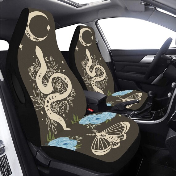 Car Seat Covers, Celestial Cute Car Accessories for Women, Snake