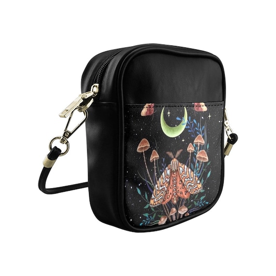 Poison Girl Goth Gothic Bag, Dark Goth Purse Handbag, Bat Spider