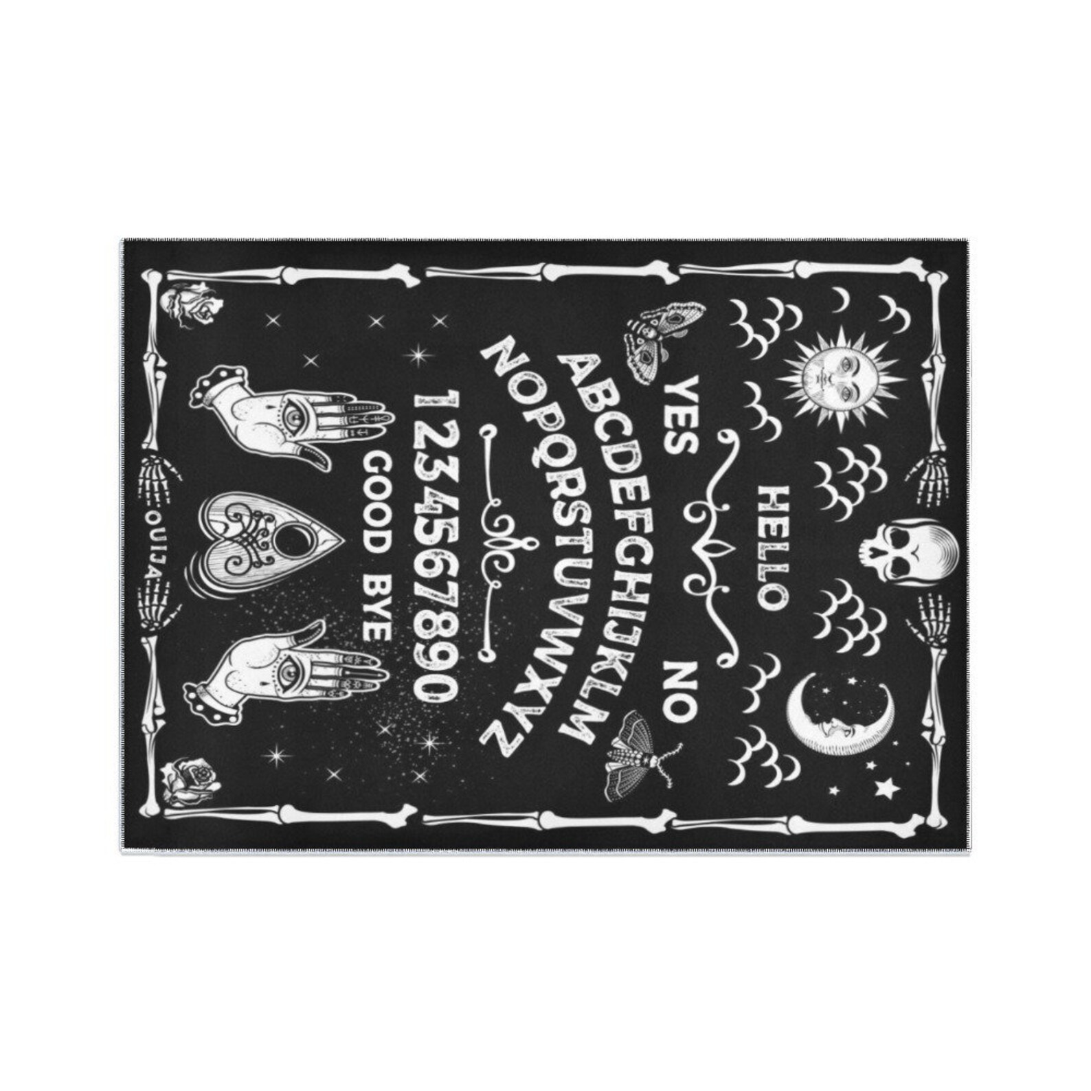 Gothic Ouija Board Rug Gothic Home Décor Goth Décor Etsy