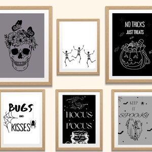 Halloween Bundle | Printable Wall Art | Digital Download | Halloween Decor | Halloween Printable Wall Art | Spooky Decor