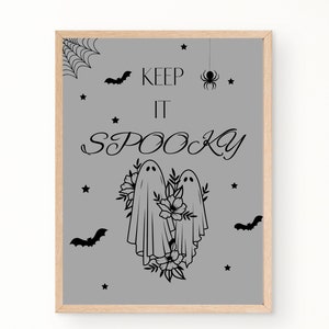 Printable Wall Art | Digital Download | Halloween Decor | Halloween Printable Wall Art | Spooky Decor
