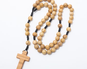 Olive Wood Prayer Rosary - 10mm Beads
