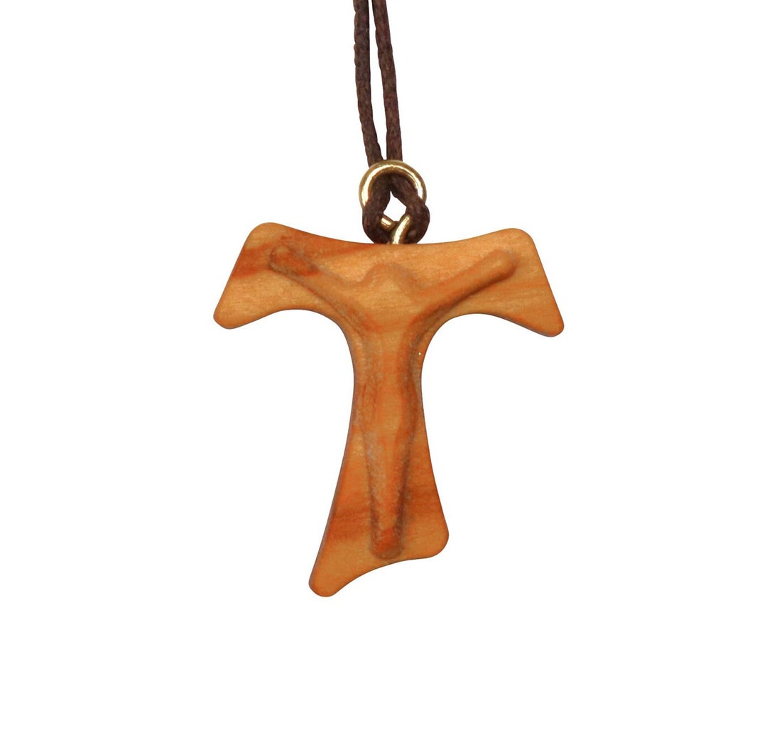 4 perles croix en bois pour la création de bijoux