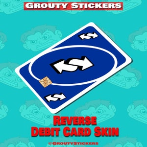 REVERSE | Credit Card Skin | Card sticker | Debit