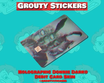 HoloGraphic Donnie Darko / Frank  | Debit Card Skin | Credit Card Skin | Card sticker