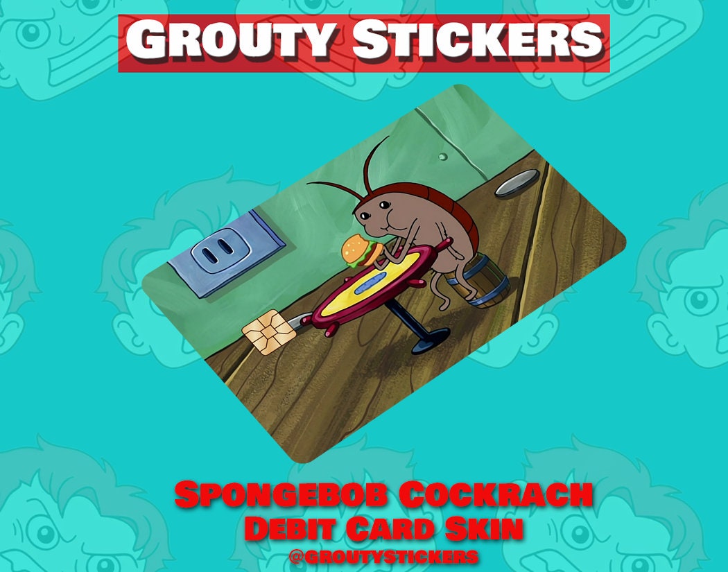 Eating Cockroach Debit Card Skin Credit Card Skin Card 