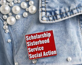 Pin de solapa de servicio/Delta Sigma Theta