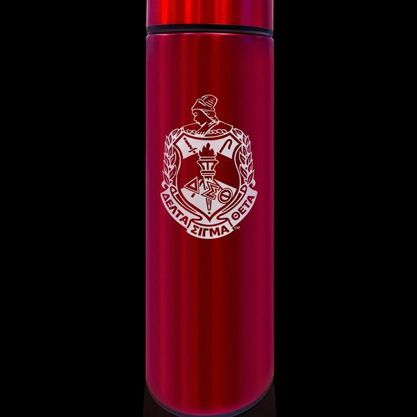 Delta Sigma Theta Metallic Red Tumbler