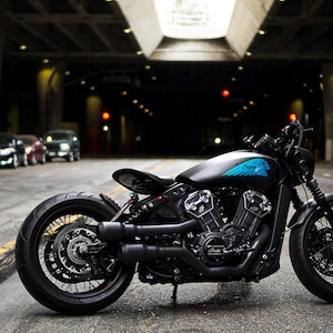 Indian Scout Bobber Skull Gas Tank Decal
