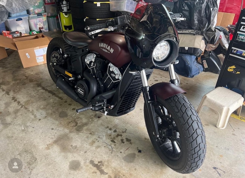 Indian Scout Bobber Front Fender Kit - Etsy