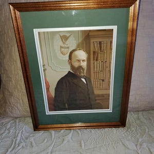 James Garfield 20th President of the United States. Second President to be assassinated.